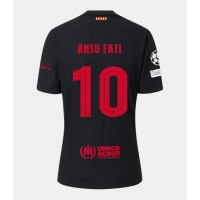 Maglia Calcio Barcelona Ansu Fati #10 Seconda Divisa 2024-25 Manica Corta